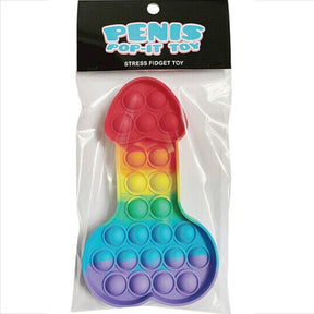 Kheper Games - Mehrfarbiges Pop-It-Penis-Anti-Stress-Spielzeug