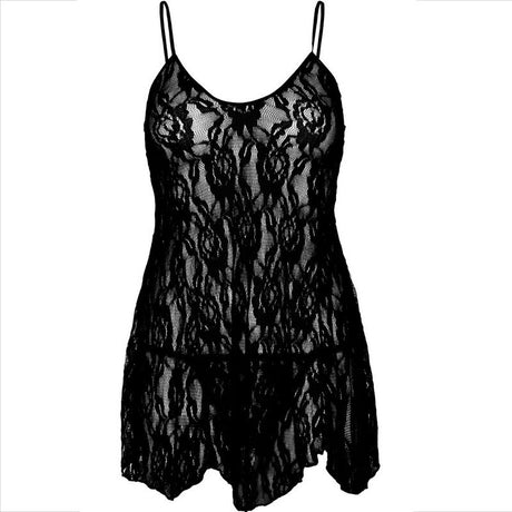 Leg Avenue - Chemise-Blumenspitze