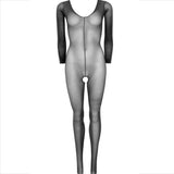 Leg Avenue - Bodystocking Langarm Schwarz