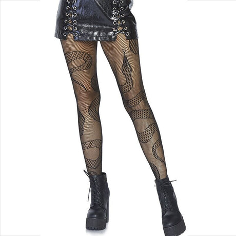 Leg Avenue - Strümpfe Net Snakes Schwarz