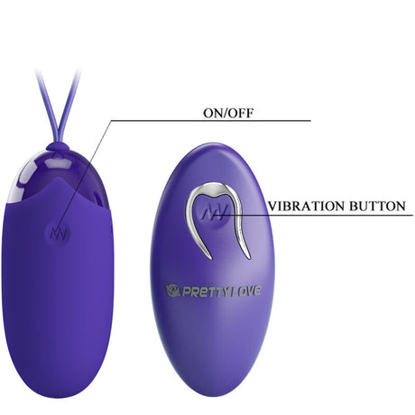 Vibrator Berger Youth Fernbedienung Vibrierendes Ei Violett.7
