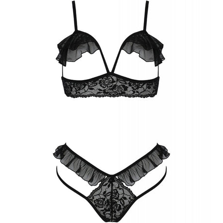 Passion - Dolly-Set Zweiteilig Schwarz S/M