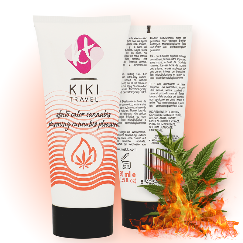 Kikí Travel - Cannabis Heisses Effekt-Gleitmittel 50 ml