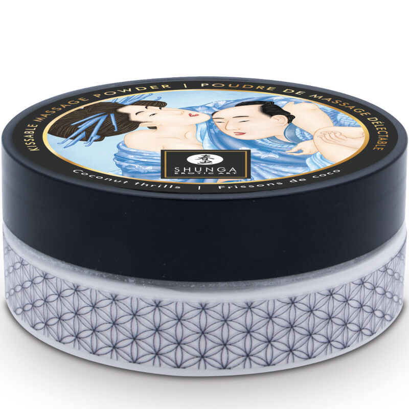 Shunga - Essbares Kokosnuss-Massagepulver-Set