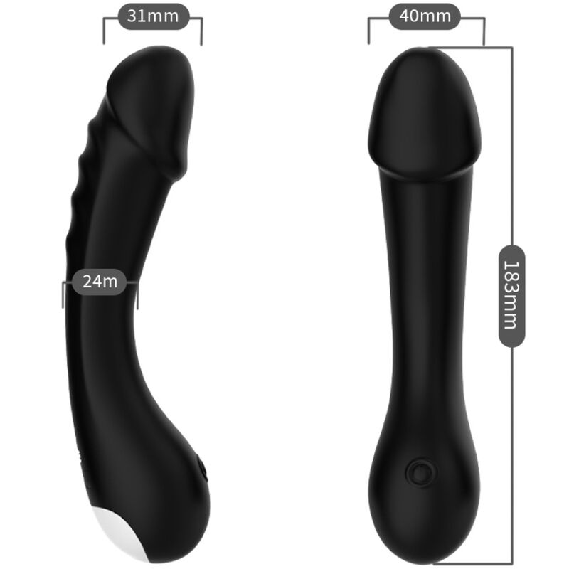 Armony - Dildo Vibrator g-Spot Silikon Schwarz