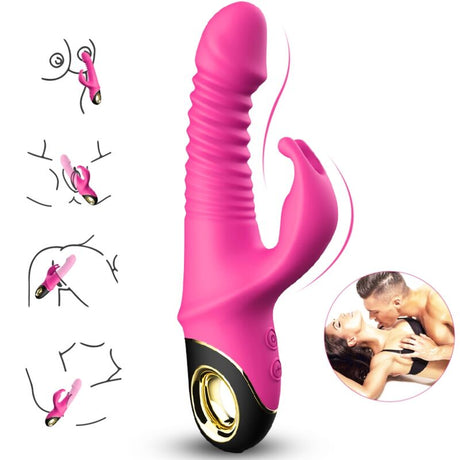Armony - Zing Dildo Vibrator Kaninchen Fuchsia