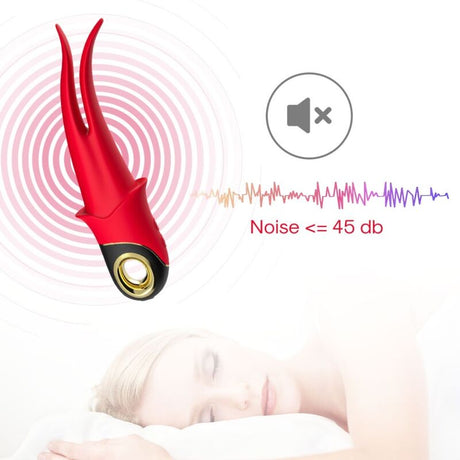 Armony - Shadow Vibrator Doppelkopf Teasing Rot