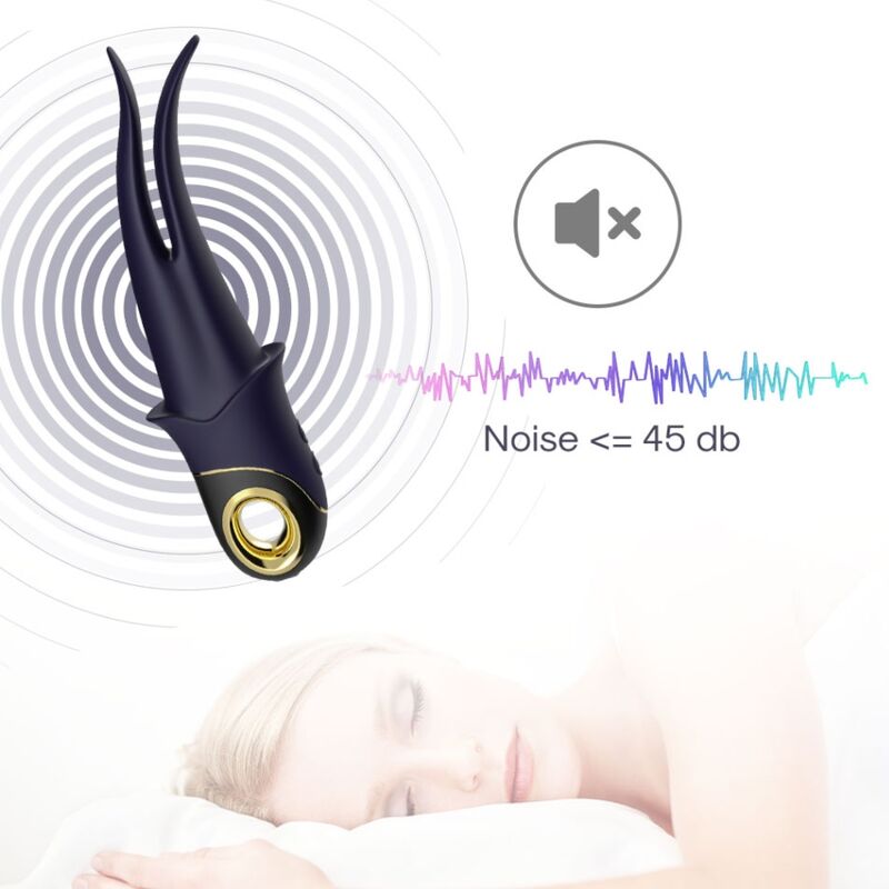 Armony - Shadow Vibrator Doppelkopf Teasing Blau