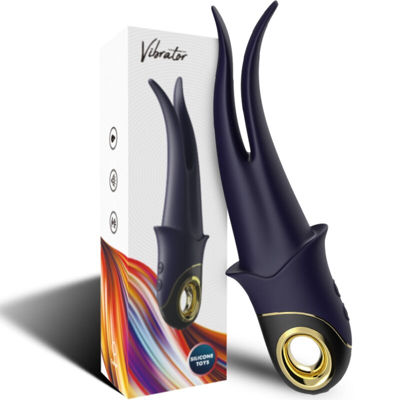 Armony - Shadow Vibrator Doppelkopf Teasing Blau