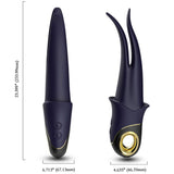 Armony - Shadow Vibrator Doppelkopf Teasing Blau