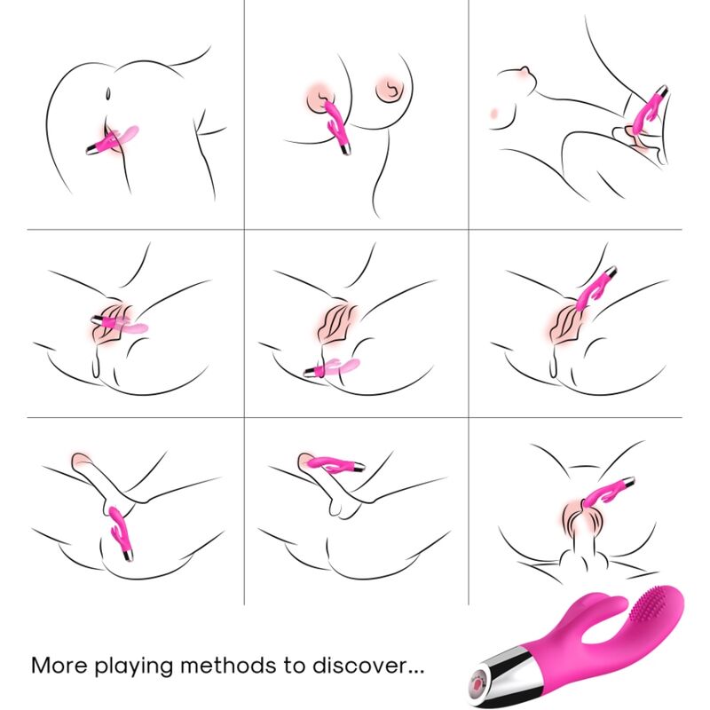 Armony - Vibrator Kaninchen Fuchsia