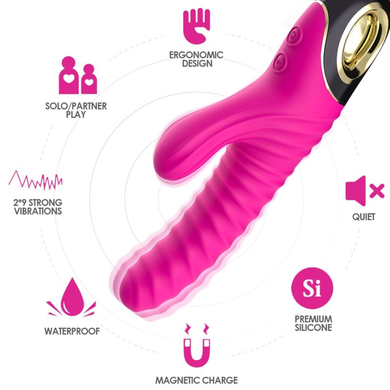 Armony - Eternity Vibrator Silikon Fuchsia