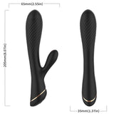 Armony - Vibrator Kaninchen Silikon Schwarz