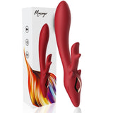 Armony - Elch Vibrator Kaninchen Gebogen Rot