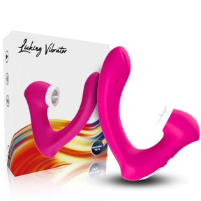 Armony - Secretkiss Lecken Vibrierende Klitoris & Vibrator Gebogenes Fuchsia