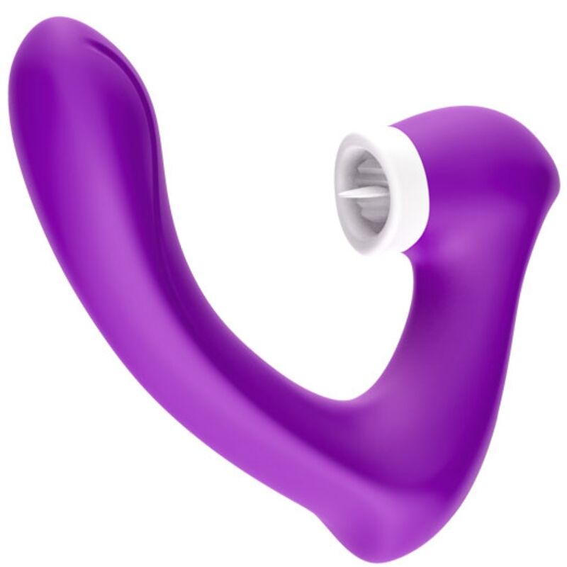 Armony - Secretkiss Leckt Vibrierenden Clit und Vibrator, Gebogen Lila