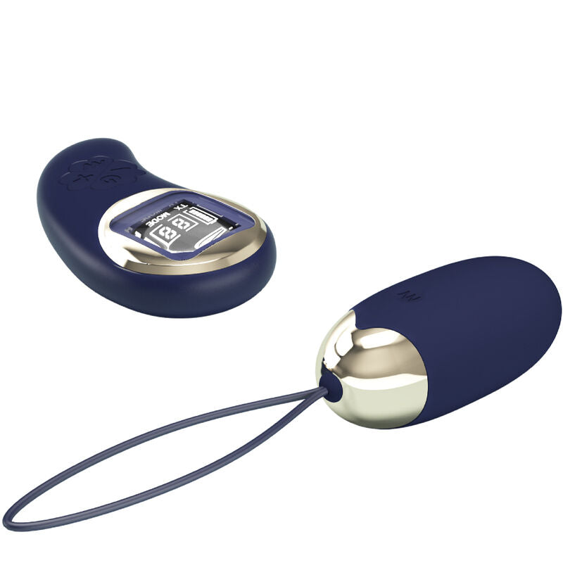 Pretty Love - Mina Vibrierendes Ei mit Fernbedienung Blau