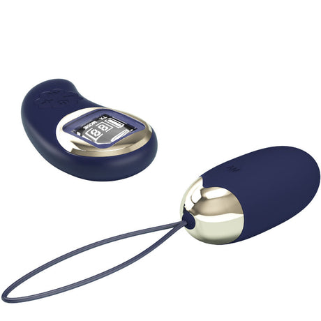 Vibrator Mina Vibrierendes Ei mit Fernbedienung Blau.1