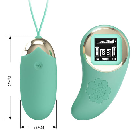 Vibrator Grüne Fernbedienung Vibrierende Eiermine Weiß.2