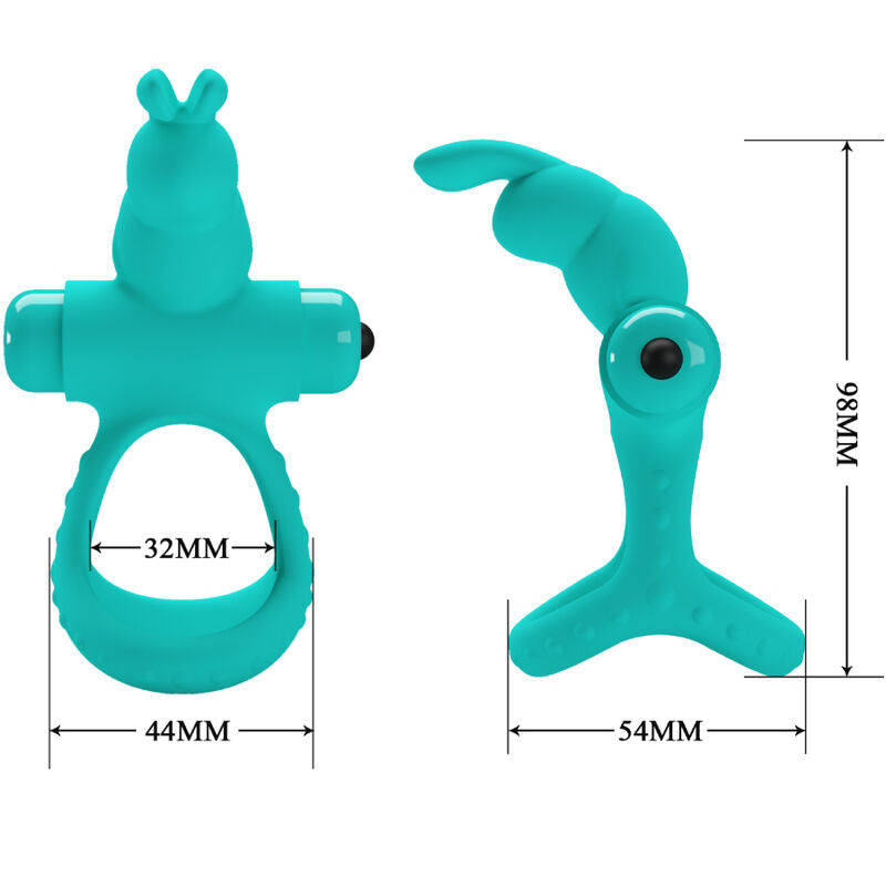 Pretty Love - Figgy Green Rabbit Vibratorring