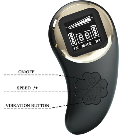 Pretty Love - Nathan Double Pleasure Vibrator mit Fernbedienung