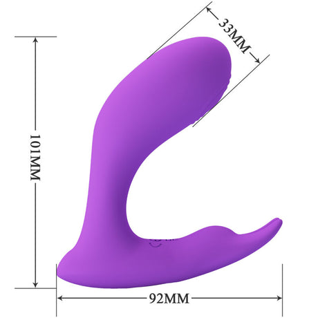 Vibrator Idabelle Vibration & Pulsation Fernbedienung Violett.3