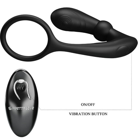 Pretty Love - Warren Black Analring & Vibrator