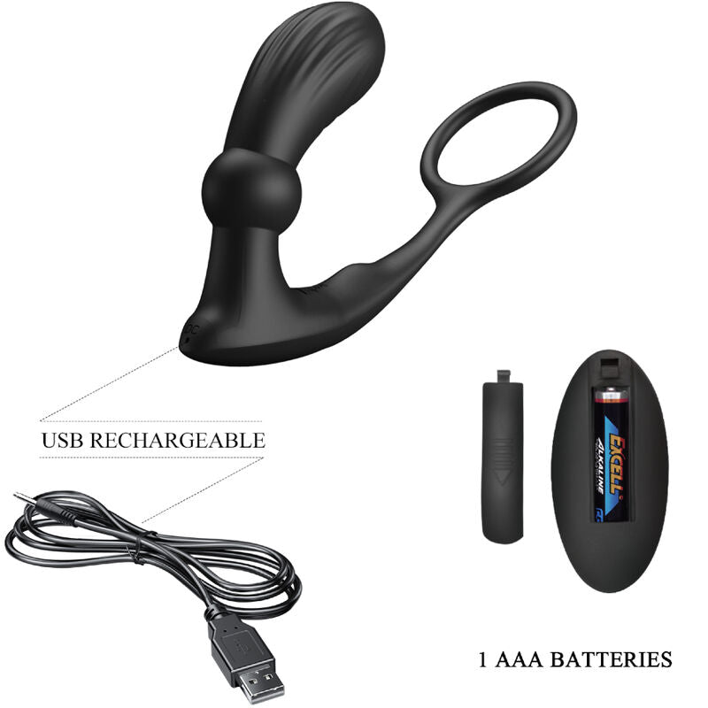 Pretty Love - Warren Black Analring & Vibrator