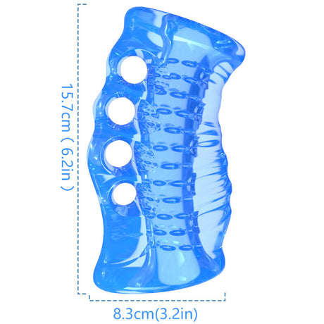 Masturbator Finger Blau.1