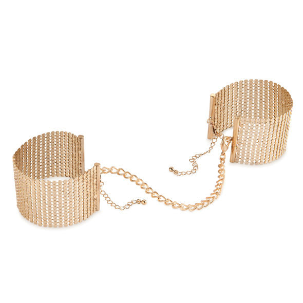 Bijoux - Désir Métallique Goldene Handschellen aus Metallgewebe