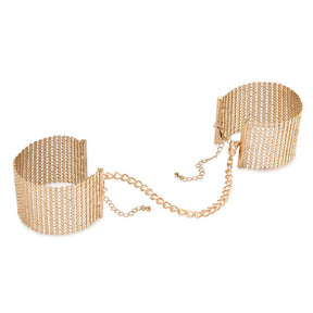 Bijoux - Désir Métallique Goldene Handschellen aus Metallgewebe