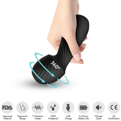 Armony - Dazzle Massager & Vibrator Klein Schwarz