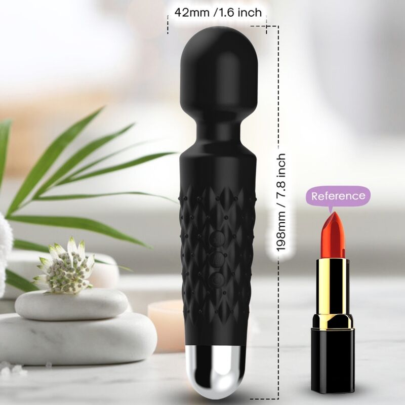 Armony - Postman Massager & Vibrator Super Flexibler Kopf Schwarz