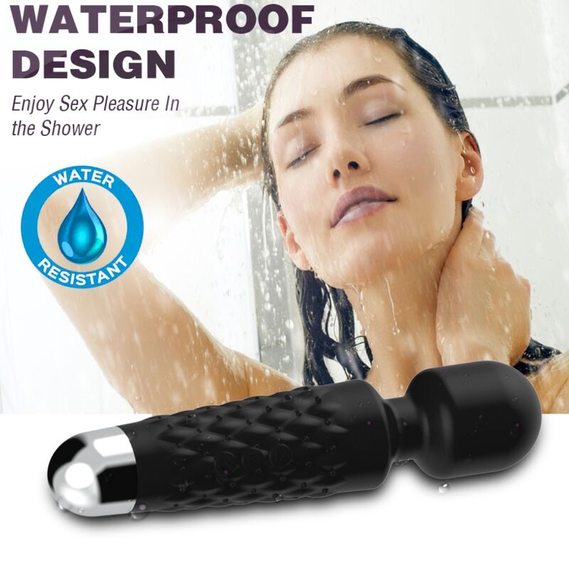 Armony - Postman Massager & Vibrator Super Flexibler Kopf Schwarz