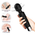Vibrator Postman & Super Flexibler Kopf Schwarz