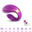 Crescent Paarvibrator mit Fernbedienung Lila