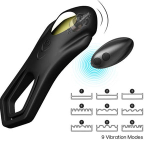 Armony - Roadster Vibrator Doppelring-Fernbedienung Schwarz