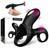 Armony - Ranger Doppelvibratorring für Paare Schwarz