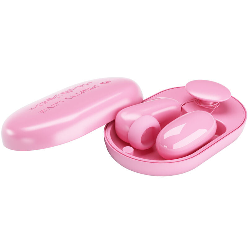 Pretty Love - Magic Box Vibrationskugel & Rosa Stimulator