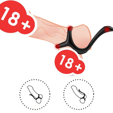 Armony - Treasure Doppelter Analring Schwarz