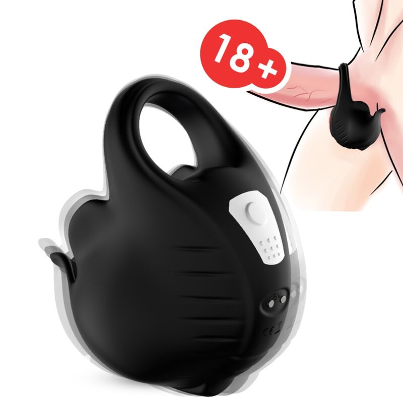 Armony - Schröpf-Vibratorring Schwarz