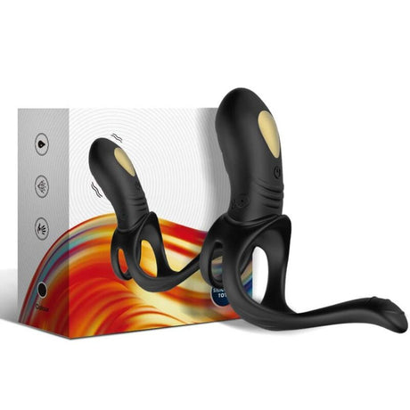 Armony - Joy Jumper Ringvibrator für Paare & Analplug Fernbedienung Schwarz