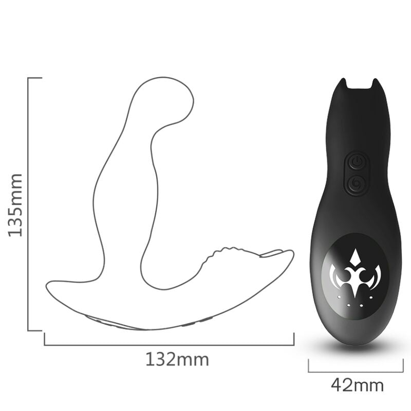 Armony - Bat King Vibrator Anal Prostata Rotator Fernbedienung Schwarz