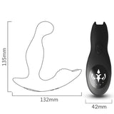 Armony - Bat King Vibrator Anal Prostata Rotator Fernbedienung Schwarz