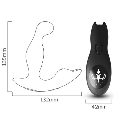 Armony - Bat King Vibrator Anal Prostata Rotator Fernbedienung Schwarz