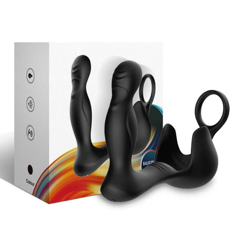 Armony - Surround Vibrator Anal & Stimulator Hoden & Ring Fernbedienung Schwarz