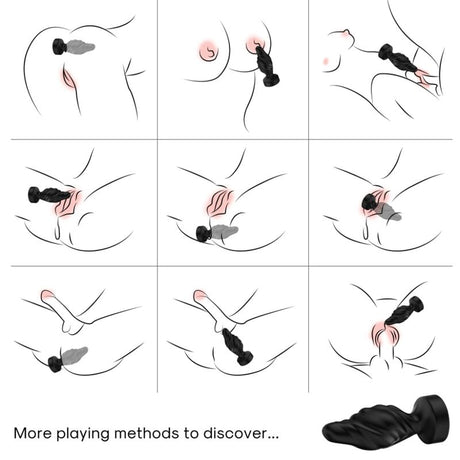 Armony - Vibrator & Analplug Fernbedienung Schwarz