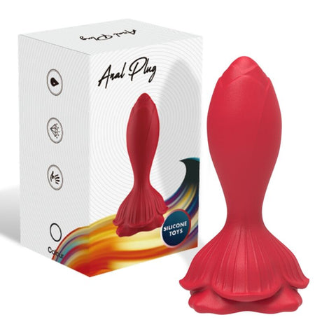 Armony - Rosa Vibrator & Analplug Kleine Fernbedienung Rot