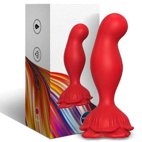 Armony - Rosa Vibrator & Analplug Fernbedienung Rot
