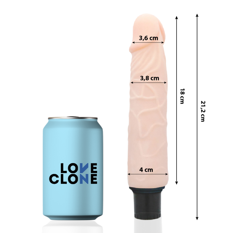 Loveclone - Finn Selbstschmierender Vibrator 21.2 cm-x-3.8 cm